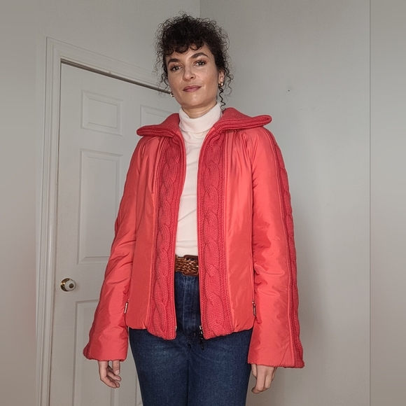 RODIER Jackets & Blazers - Rodier red vintage mid-season puffer coat